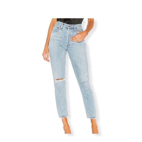 AGOLDE Jamie High Rise Classic Button Fly Jean Size 23. - Picture 1 of 15